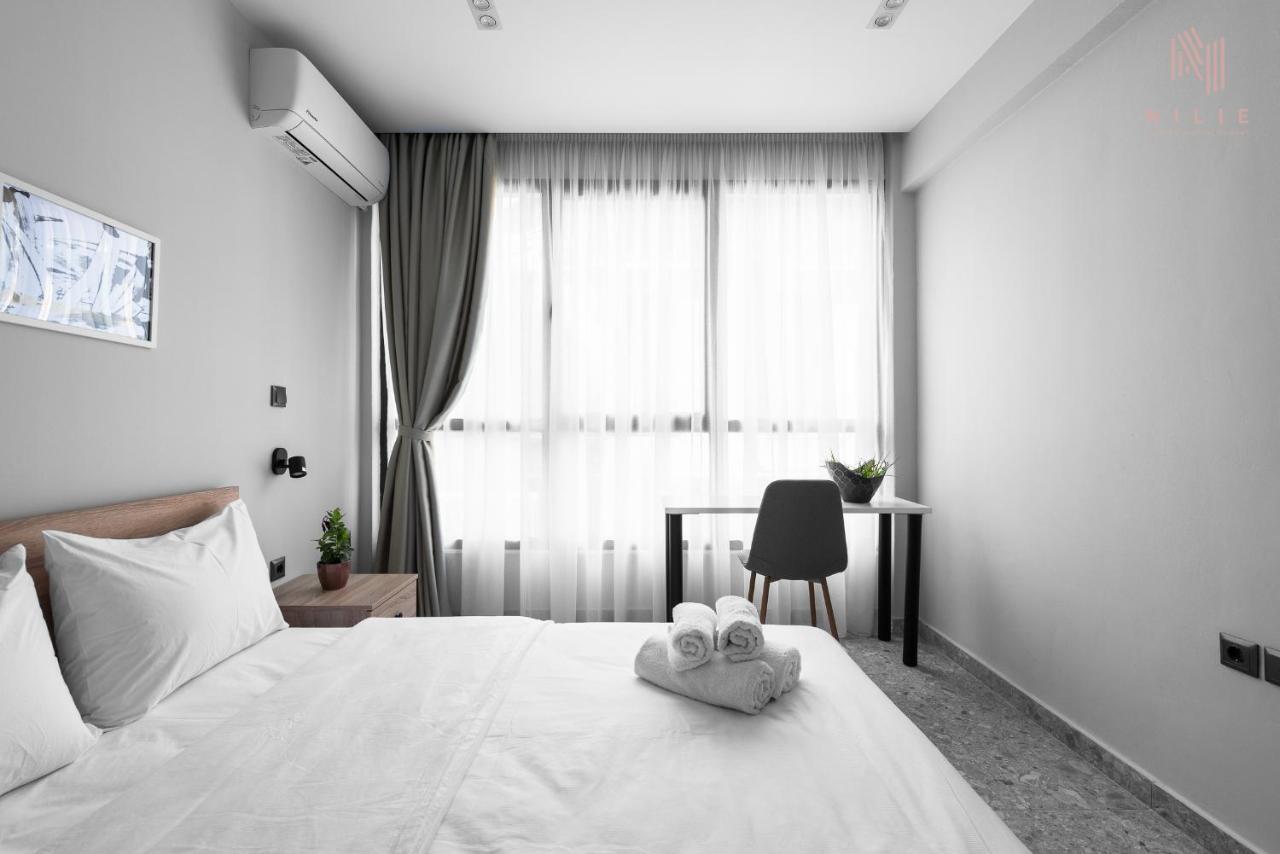 Ferienwohnung Timesquare, Nilie Hospitality Mgmt Thessaloniki Exterior foto